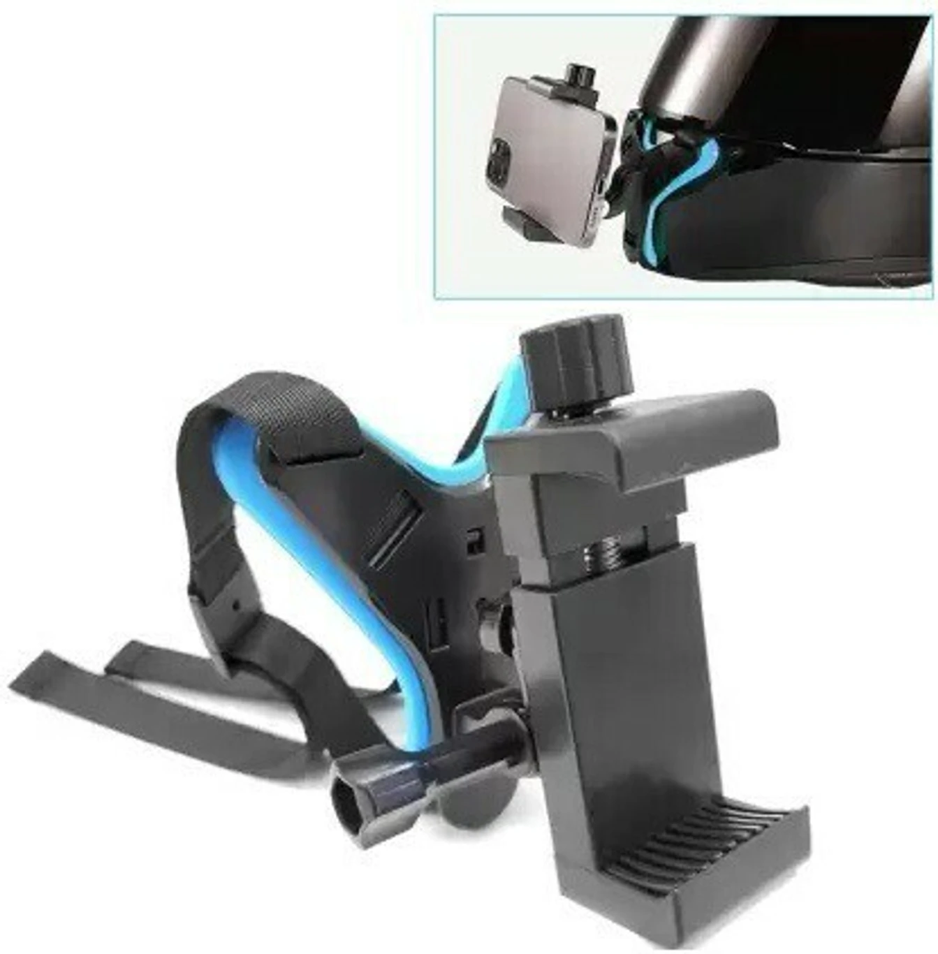 TELCAM Helmet Strap Camera Mount (Blue, Black)