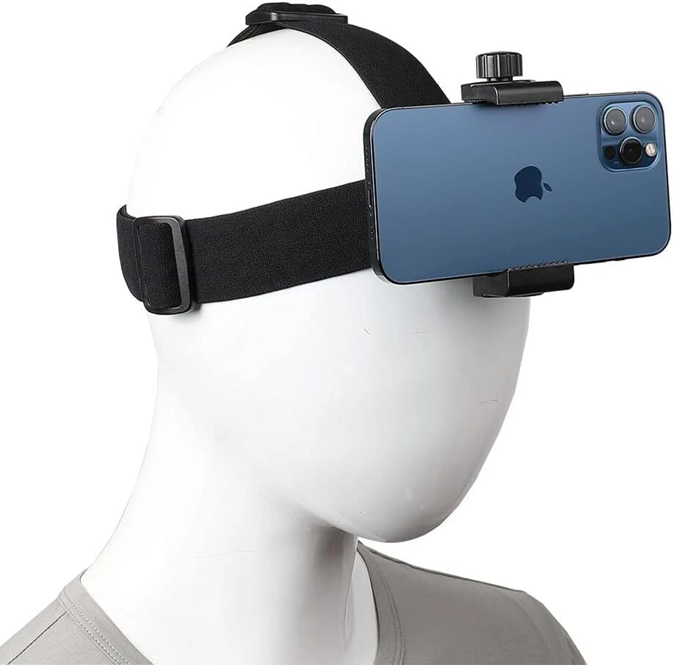 HOJI Head Strap Mount Phone Set Strap (Black)