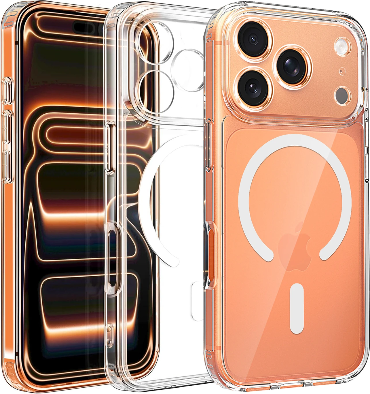 Enflamo Back Cover for Apple iPhone 17 Pro 5G, Apple iPhone 18 Pro 5G (Transparent, Camera Bump Protector, Polycarbonate, Pack of: 1)